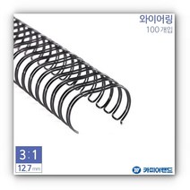 서류 셀프 제본 와이어 카드 바인더 스프링 책철 AE, 색상, 흰색