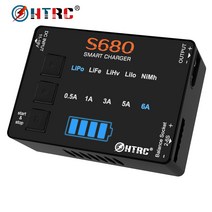 애플워치 충전기 HTRC-S680 미니 스마트 배터리 AC DC 80W 6A RC Lipo/Life/LiHv/Lilon/NiMh 배터리용 밸런스, [05] No adapter, [01] No adapter