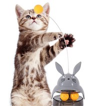 고양이움직이는장난감 움직이는장난감 움직이는공 오뚝이 오뚜기 고양이혼자장난감 노이즈워크 노즈워킹 고양이장남감, 핑크
