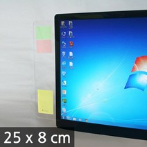아코빅스 아크릴 모니터 메모보드 DG25092T 250x80mm 2T, 우측용