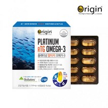 네추럴플러스 캐나다 알티지오메가3 1200 180캡슐 rTG형태 소형어류사용 오메가모음전오리진 플래티넘 알티지 오메가-3 (1 300mg*60, 60캡슐, 1300mg