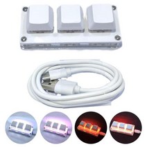 매크로 키보드 RGB 미니 키패드 DIY 사용자 정의 바로 가기 게임 프로그래밍 가능한 기계식, [04] 6