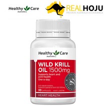 헬시케어 야생 크릴오일 1500mg 30캡슐, 1개