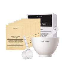 원씽 모델링 팩 30g*7개입 모델링 마스크, 콜라겐(영양), 실리콘볼+스틱+계량컵