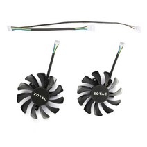 zotac gtx 660ti 650ti 부스트 gtx 970 그래픽 카드 냉각 팬용 75mm ga81s2u 40mm gtx970 쿨러 팬 교체, 협력사, 1 쌍