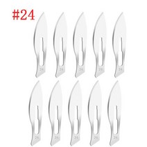 탄소강 외과 메스 블레이드 핸들 DIY 절단 도구 PCB 수리 동물 칼 드롭 쉬핑, 06 NO.24 of Blades