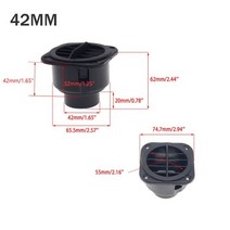 무시동히터 756042mm 자동차 에어 벤트 콘센트 플랫 디젤 에어 웨바스토 eberspacher 디젤 주차 덕트, 42mm