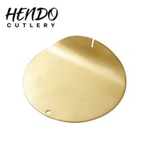 HENDO 넓은 수저받침대 1p, 골드
