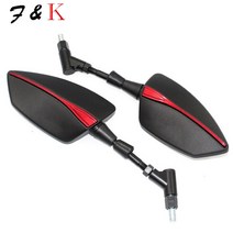 오토바이 미러 사이드 슈퍼 SOCO CPx CUx TC TS TSX 1500 용, 12.Red NO LOGO
