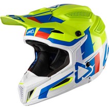 Leatt GPX 5.5 Composite V10 모토크로스 헬멧, S (55/56), 노랑/흰색