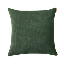 린넨 순수소색 쿠션등받이 가정용 사무실 자동차 쇼파 허리보호 기대는쿠션 빅사이즈 미국식 현대적인, C06-비코-그린