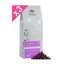 whittard 위타드 베리 베리 크러쉬 루스 티 120g 3팩