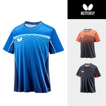 버터플라이 캐모럴 티셔츠(탁구유니폼) 남녀공용 반팔
