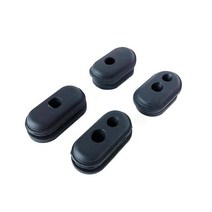 전동 스쿠터 킥보드 부품 악세사리Xiaomi M365/M365 Pro 스쿠터 슬리브 부품 용 고무 충전 포트 커버 캡 플, 02 Black