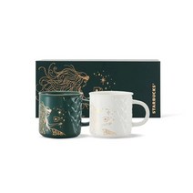 starbucks 스타벅스 커피 머그컵 선물세트 2P, 355ML