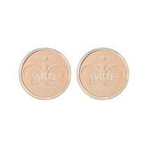 Rimmel London Stay Matte 롱래스팅 프레스드 파우더 투명 [001] 13.9g(0.49온스) (1팩) (포장은 다를 수 있음) Rimmel 스토어 방문하기, 2 Count (Pack of 1), 크리미 내추럴