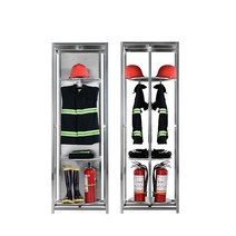소방복 소방관옷 방화복 스테인레스 스틸 행거 보관함, 상세이페이지 참고, 1950x650x650MM (단체주문 문의)