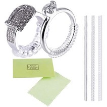 반지 사이즈 조절 링 조정자 ring adjuster 링 스토퍼 실버 샤인 크로스 피복 포함 3 개 세트 | 청소 ·
