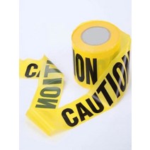 안전테이프 폴리스라인 출입금지 CAUTION 노랑경계, 접착제 주의 (폭 4.8cm 25미터)