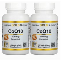 캘리포니아골드뉴트리션 CoQ10 코큐텐 코엔자임 100mg 120정 2팩, 2개
