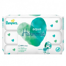 없음 PAMPERS 아쿠아 하모니 물티슈 3x48매