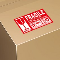 파손주의스티커 테이프 취급주의 박스포장 fragile 500매, 상품선택, 대형