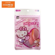 헬로 키티 어린이 치실 50개입 x 3팩 유아 아동 키즈 캐릭터 치실