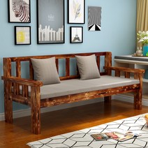 원목 벤치 직각 대기 의자 카페 스튜디오 인테리어, 200X52X80 브라운