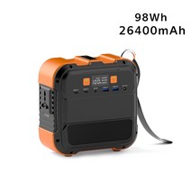 휴대용 발전소 태양광 발전기 리튬 배터리 순수 사인파 220V 120W 출력 RV 캠핑 밴 가정용 전원 공급 장치 98Wh