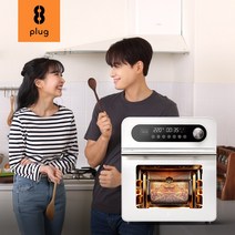 에잇플러그 올레드 에어프라이어 8plug 이지훈에어프라이어 올스텐 프리미엄 최신형, 머랭화이트, AF524T