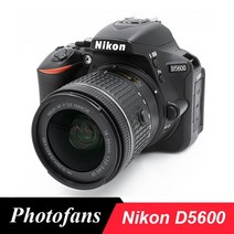 18-55mm 렌즈가 장착된 니콘 d5600 dslr 카메라, 협력사