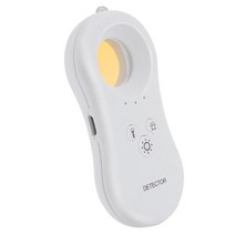 숨겨진 카메라 탐지기 스파이-파인더 적외선 빨간 조명 USB 재충전 소녀, 하얀색, 1개
