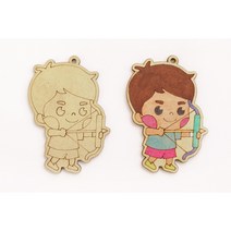 민화샵 스포츠 팬시우드 초등 어린이만들기 집콕놀이, 양궁 UDPWD0161