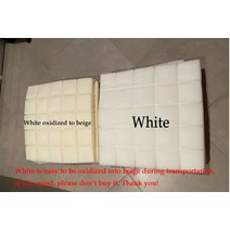 조립식방음부스 4pcs 50x50x5cm 스튜디오 어쿠스틱 폼 방음 폼 흡음 치료 패널 사운드 웨지 보호 스폰지, 흰색 사각형 유형