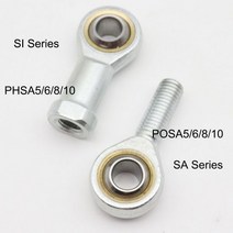 5mm/6mm/8mm/10mm/12mm/16mm/18mm/20mm/22mm/25mm 남성/여성 SA SI T/K POSA8 PHSA8 공 조인트 메트릭 스레드로드 엔드 베어링, Right thread, SI30 30mm
