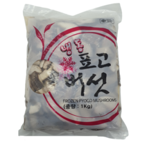 [얌얌마켓] 냉동 표고버섯 슬라이스 1kg (아이스박스 포함), 1개