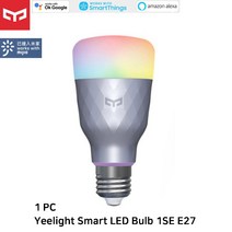 샤오미 이라이트 Yeelight 1SE 스마트 LED 전구 E27 컬러 조명 SmartLight Corlor, 1SE-Corlor-E27 x 1개