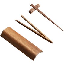 [다도세트] amleso 다기 차국자 차칙 차스푼 차집게 일본다도 중국다도 차문화악세사리 대나무 F