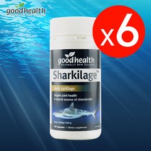 굿헬스 상어연골 샤킬리지 500mg 100캡슐 6통 Goodhealth Sharkilage, 6개
