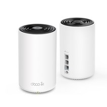 티피링크 Deco XE75 Pro(2팩) 50+평 AXE5400 Wi-Fi 6E 트라이밴드 통합 홈 메시 시스템