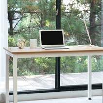 TS-04 컴퓨터책상 사무용책상 타공책상 1200 1400 1600 1800, 화이트프레임-차콜