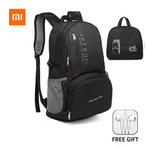 xiaomi 야외 배낭 휴대용 초경량 접이식 보관 백백 새로운 방수 피부 친화적 인 산악 가방 스포츠 배낭