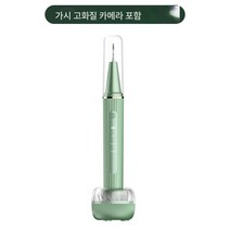 화상초음파세척기 미치의 전동세척기 휴대용 충전치결석제거기 스케일링, 녹색, 하나