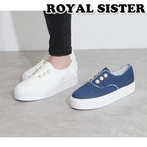 A2D 하다브 3.5cm 여성 통굽 단화 미들힐 로퍼 운동화 슬립온