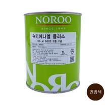 에나멜페인트 1L 진밤색 유광 목재페인트 내부페인트