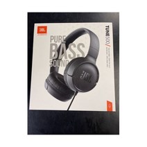 JBL TUNE 500 온이어 헤드폰 - 블랙
