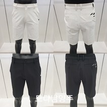 파사디 파사디 남성 골프 여름 솔리드 베이직 허리밴드 반바지 Q22MSP493M-2