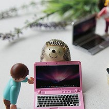 W722BA5P 미니어처 소장가치있는 노트북 아트 장식 장식소품 초미니소품 테이블소품 리얼아트 시리즈 납골, 실버