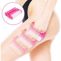 페이스롤러 얼굴마사지기 바디롤러 바디마사지기 붓기 경락 뱃살 허벅지 종아리, 바디롤러_손잡이형