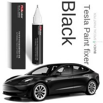 셀프 테슬라 모델 3/Y 터치업 페인트 펜 흑백 오리지널 자동차 수리 및 용품, 05 Black, 05 Black
